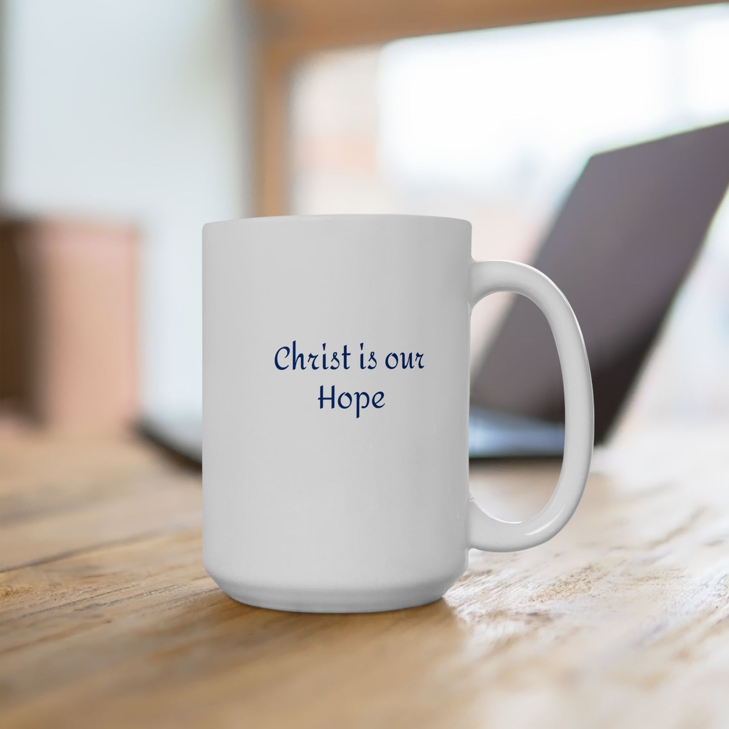 Wake up celebrating peace and hope with Christ. Wonderful gift for a friend or yourself