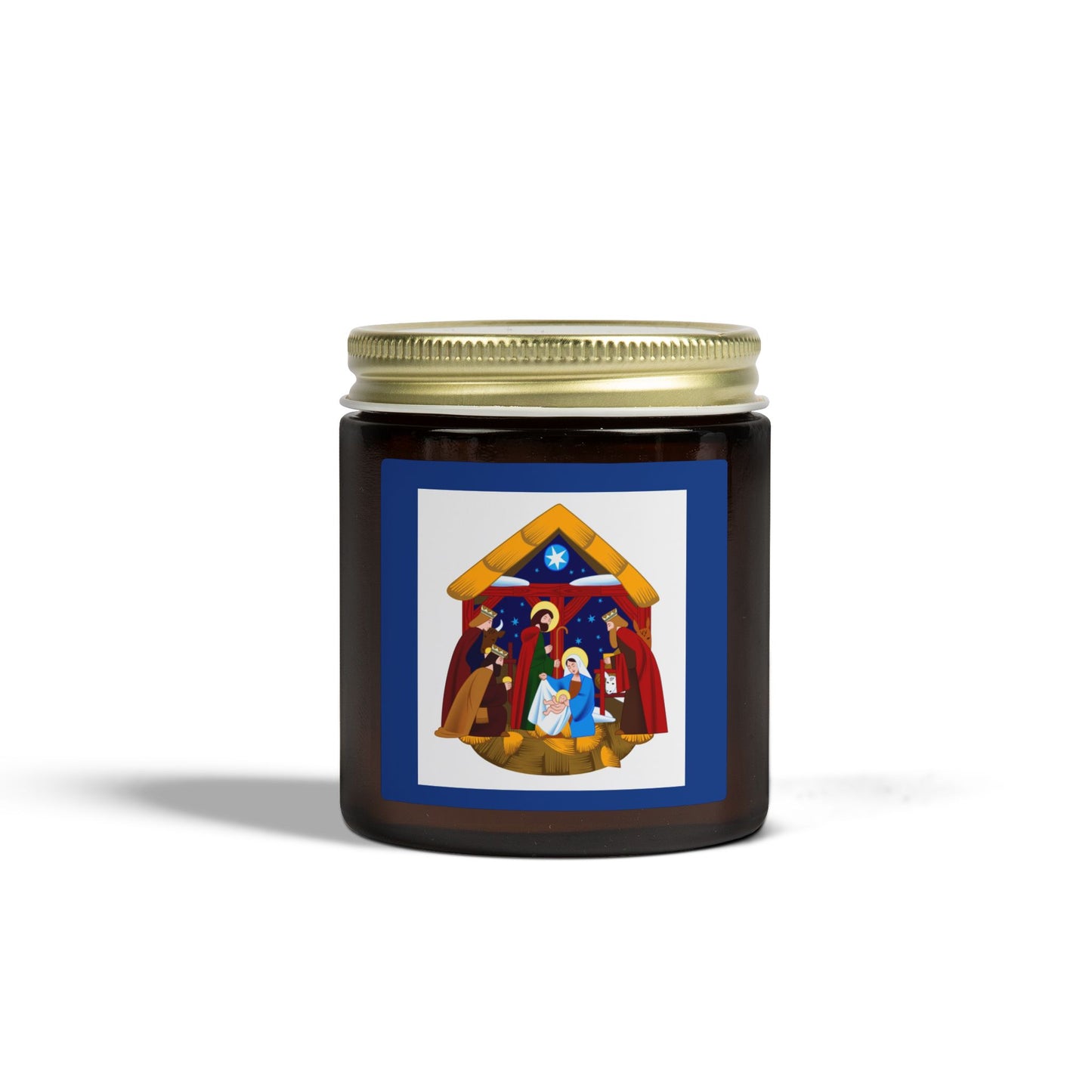 Nativity Scene Scented Candles, Cozy Home Decor, Holiday Gift, Aromatherapy, Christmas, Spiritual Healing, Unique Candles