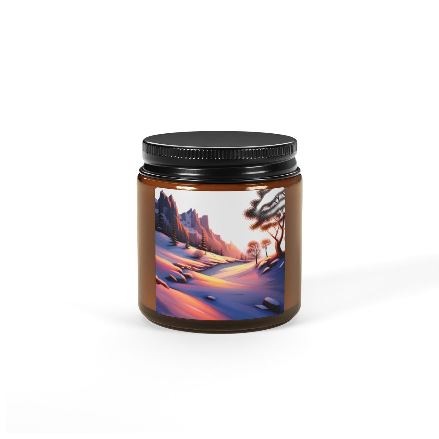 Serene Sunset Scented Soy Candle - Relaxing Aromas for Home Decor, Gifts for Her, Self-Care Items, Cozy Nights, Eco-Friendly