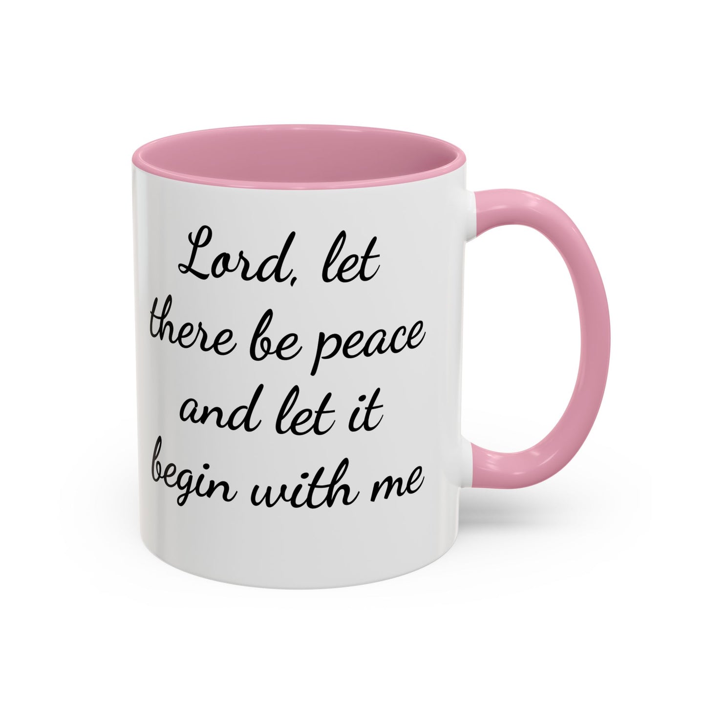 Copy of Inspirational Deer Mug — "Lord, let there be peace and let it begin with me"