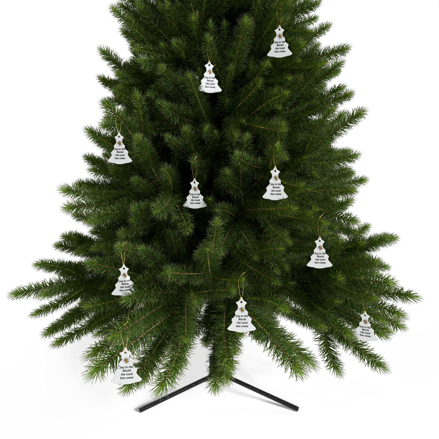 Joy to the World Ceramic Ornaments (1pcs, 5pcs, 10pcs, 20pcs)
