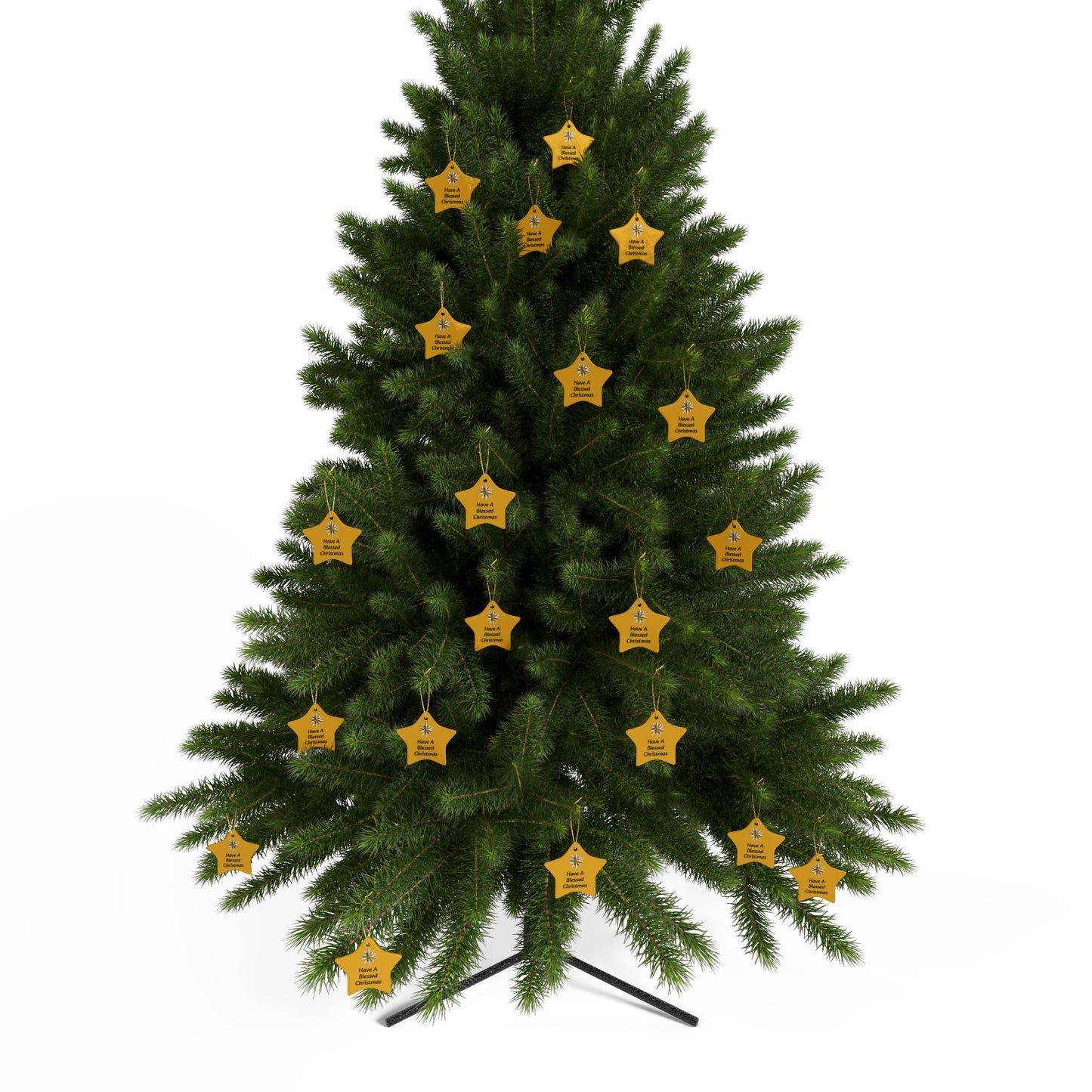 Have a Blessed Christmas Ceramic Ornaments (1pcs, 5pcs, 10pcs, 20pcs)