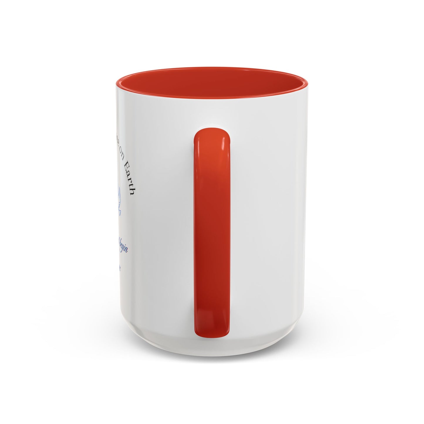 Inspirational, Reminding us of the need for Christ true peace Accent Coffee Mug, 11oz. Wonderful gift for self or a friend