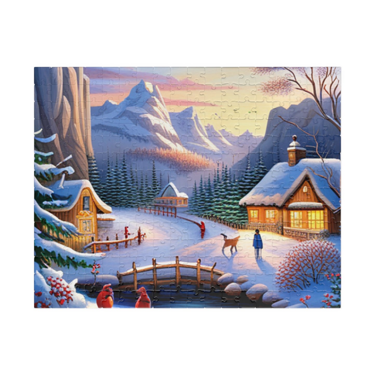 Winter Wonderland 250. piece puzzle. Fun and magical gift for friend or the family