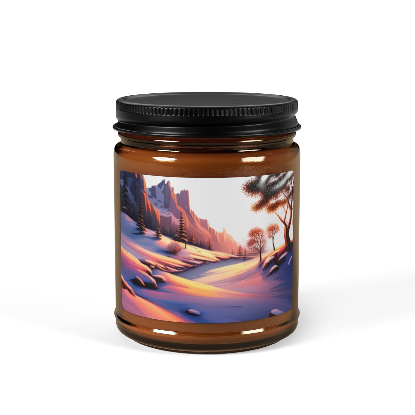 Serene Sunset Scented Soy Candle - Relaxing Aromas for Home Decor, Gifts for Her, Self-Care Items, Cozy Nights, Eco-Friendly
