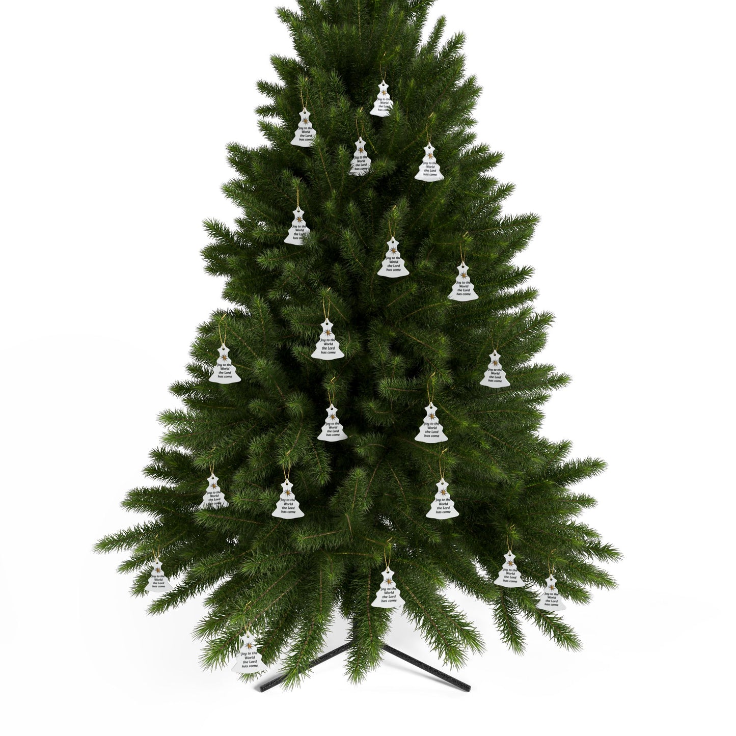 Joy to the World Ceramic Ornaments (1pcs, 5pcs, 10pcs, 20pcs)