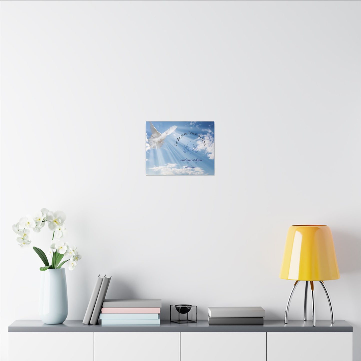 Prayers for Peace Knowing True Peace Shoud Begin with Me Wall Hanging.  Wonderful Gift or to Hang in your own Home