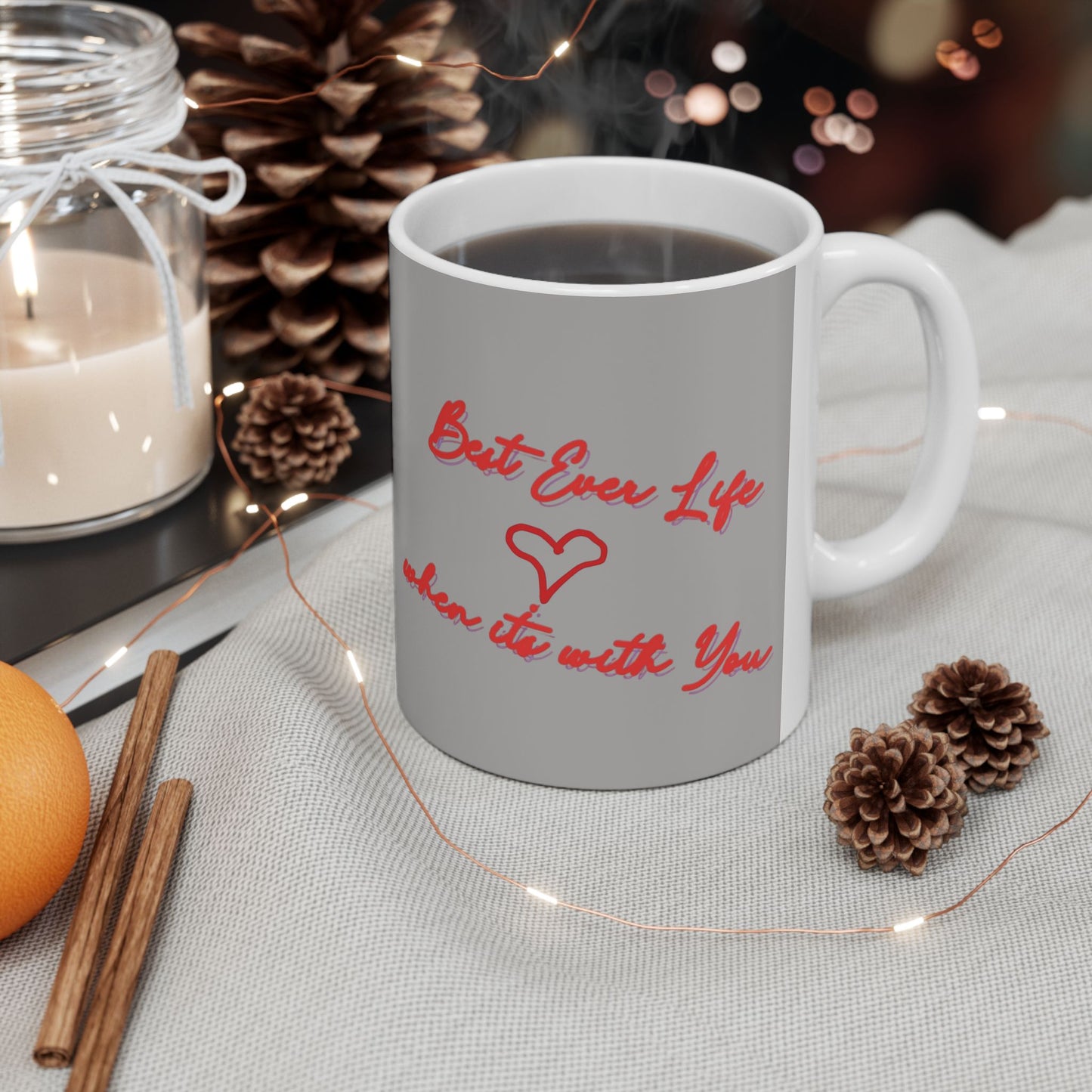 Happy Grateful and Cute with a Loving Message for a Special Person in Your Life