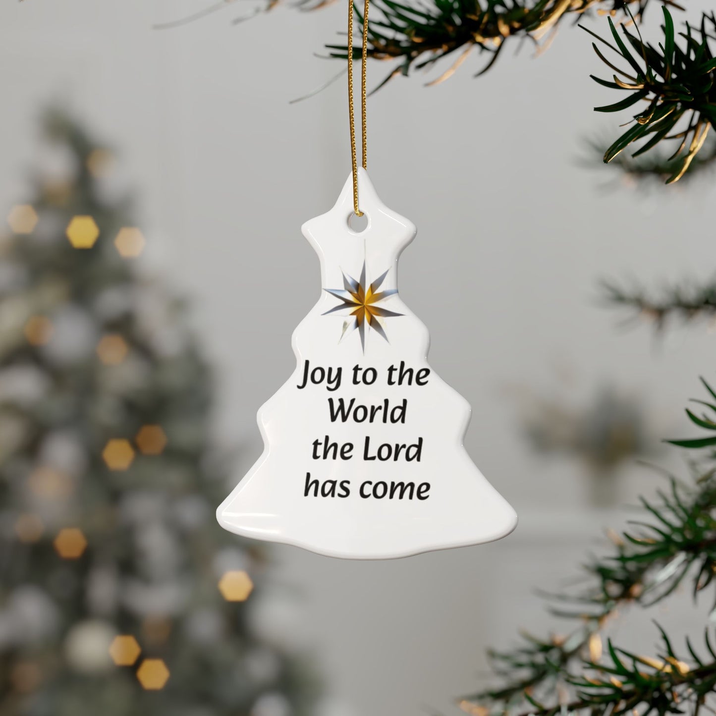 Joy to the World Ceramic Ornaments (1pcs, 5pcs, 10pcs, 20pcs)