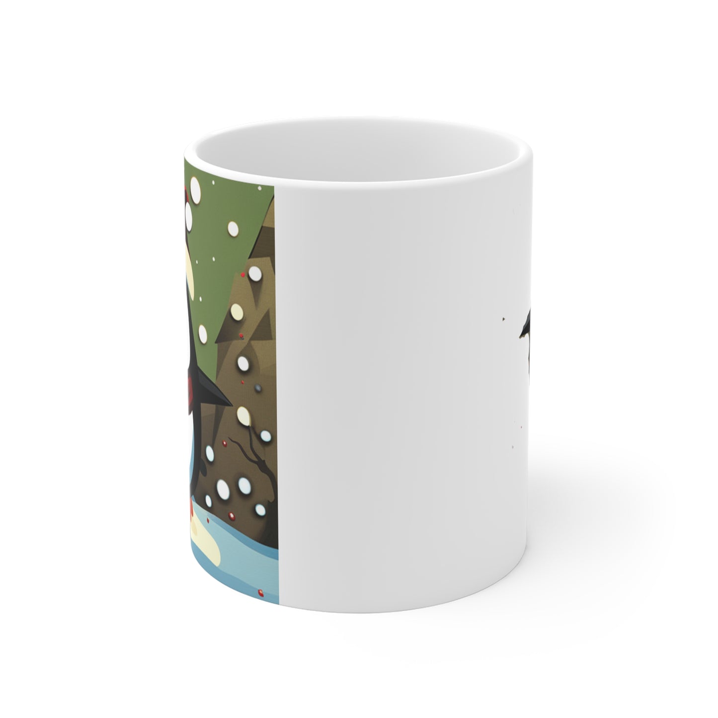 Personalized Happy Penquin Ceramic Mugs (11oz\15oz\20oz)