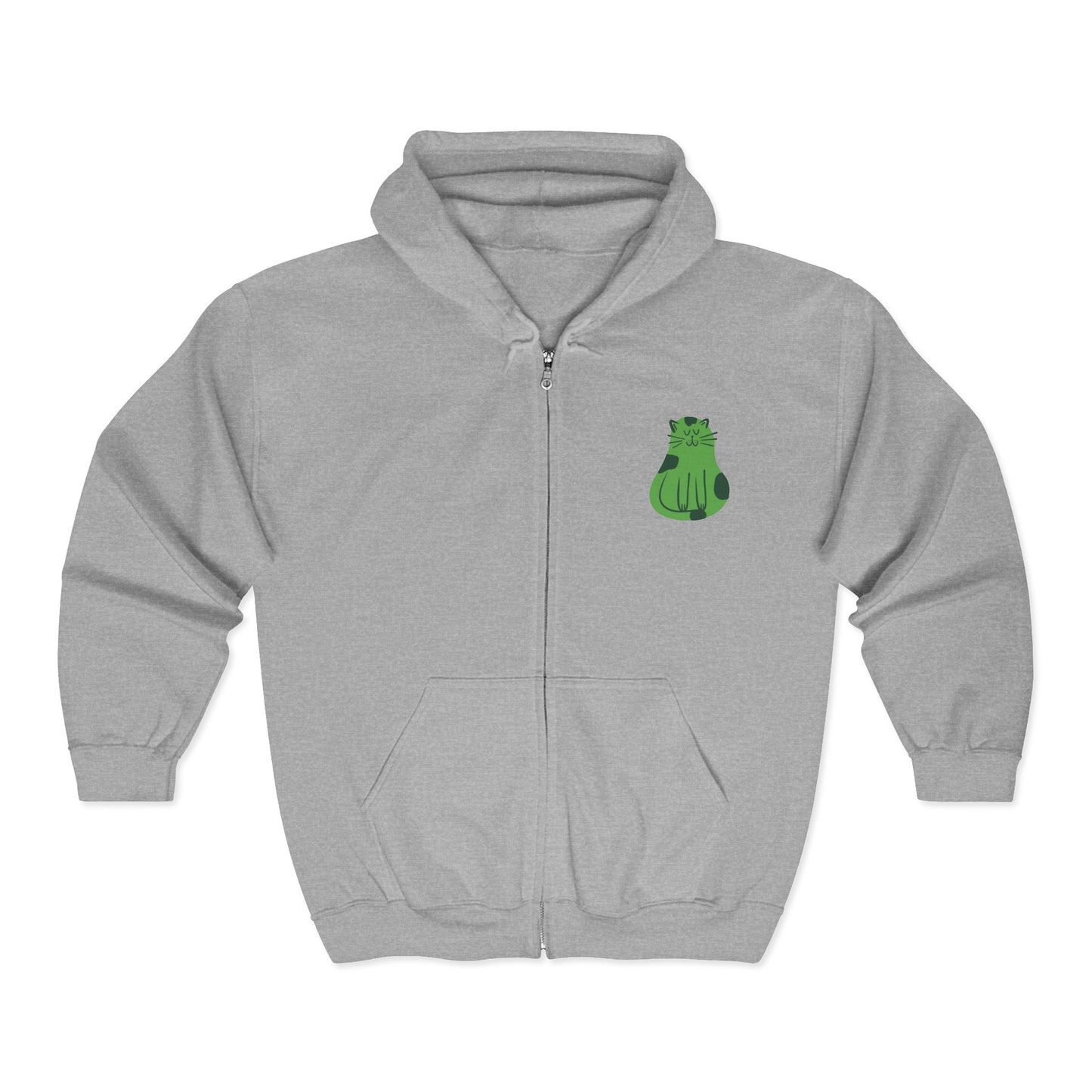 Perfect for Cat Lovers. Fun.  Unisex Heavy Blend™ Full Zip Hooded Sweatshirt