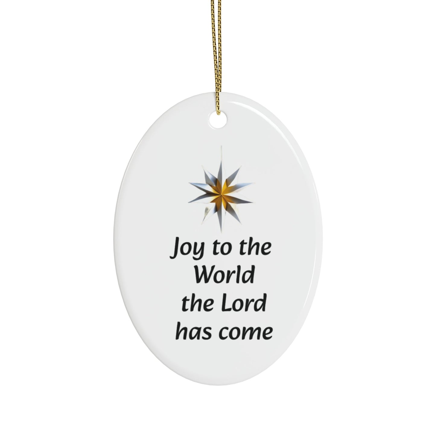 Joy to the World Ceramic Ornaments (1pcs, 5pcs, 10pcs, 20pcs)