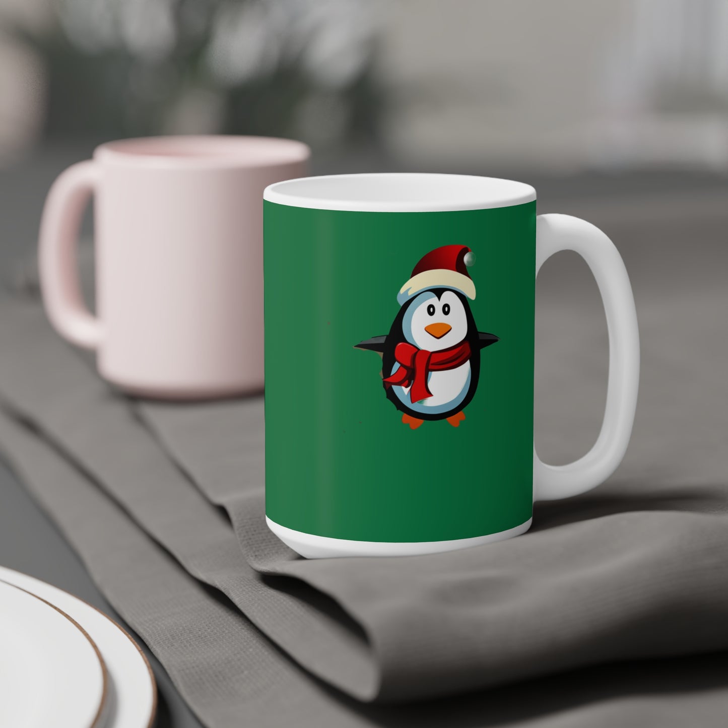 Fun, Happy, Cheerful, Let it Snow Ceramic Mugs (11oz\15Fun, oz) Perfect gift for self or a friend
