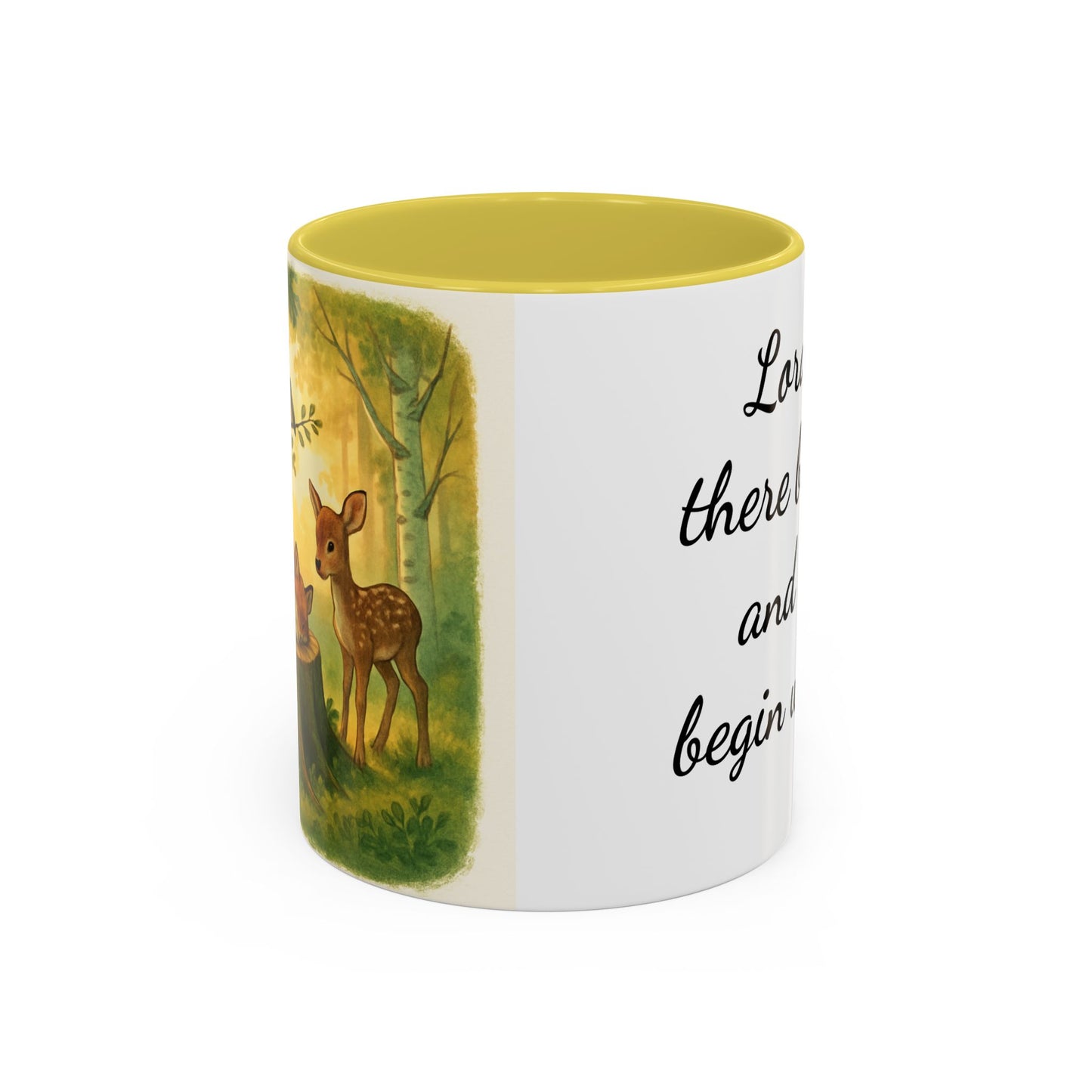 Copy of Inspirational Deer Mug — "Lord, let there be peace and let it begin with me"