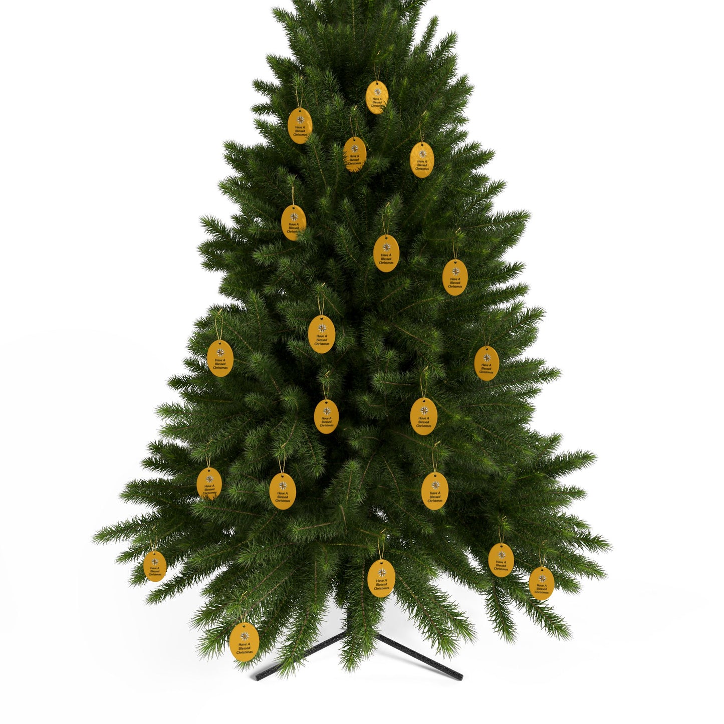 Have a Blessed Christmas Ceramic Ornaments (1pcs, 5pcs, 10pcs, 20pcs)
