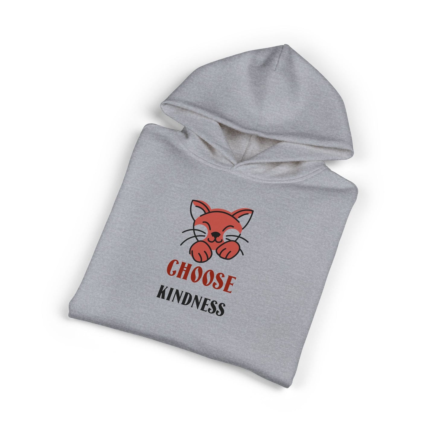 Choose Kindness Hoodie — Cute Fox Graphic Relaxed Pullover