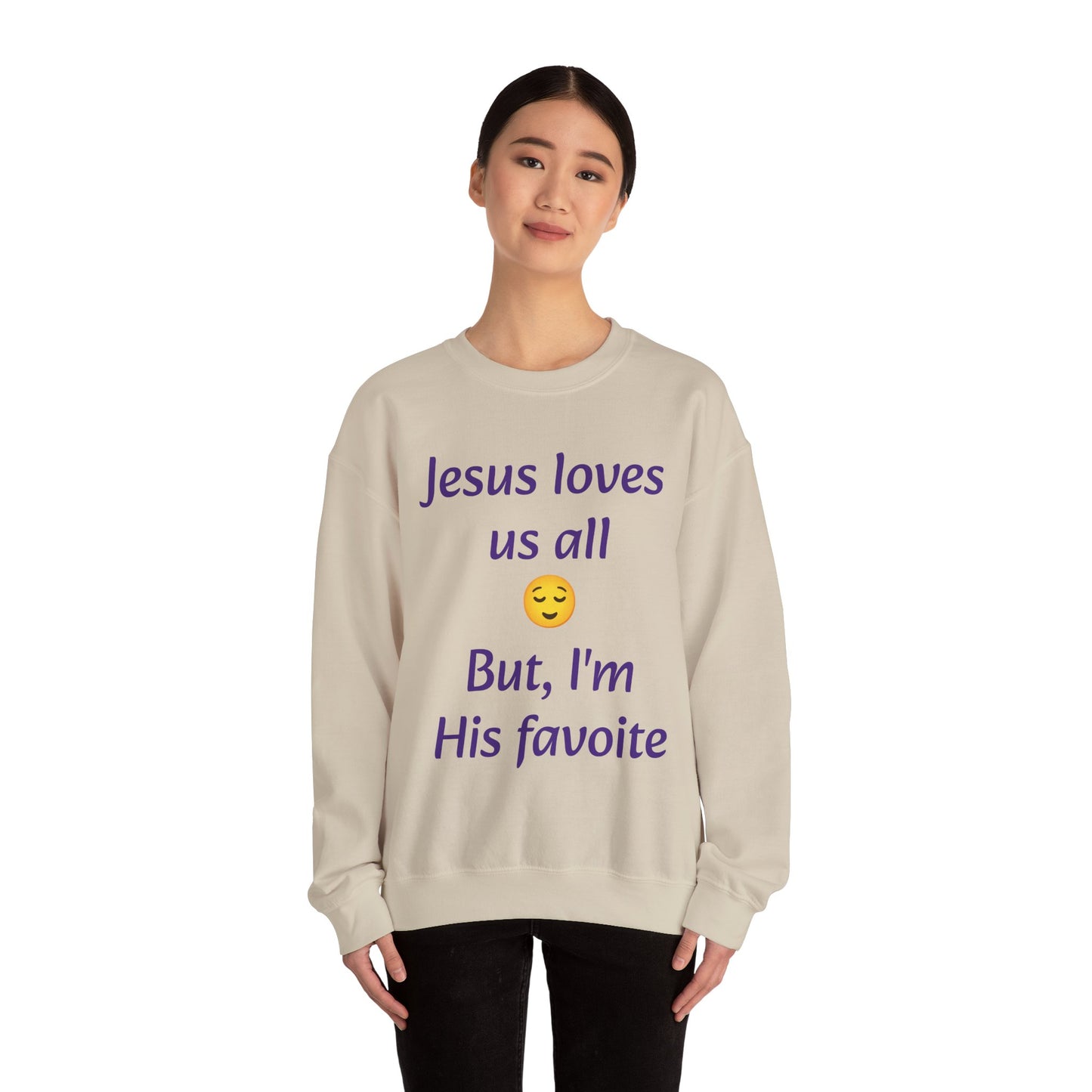 Fun loving with happy, joking, joyful message.  Great gift or fun for yourself to gift.  Unisex Heavy Blend™ Crewneck Sweatshirt