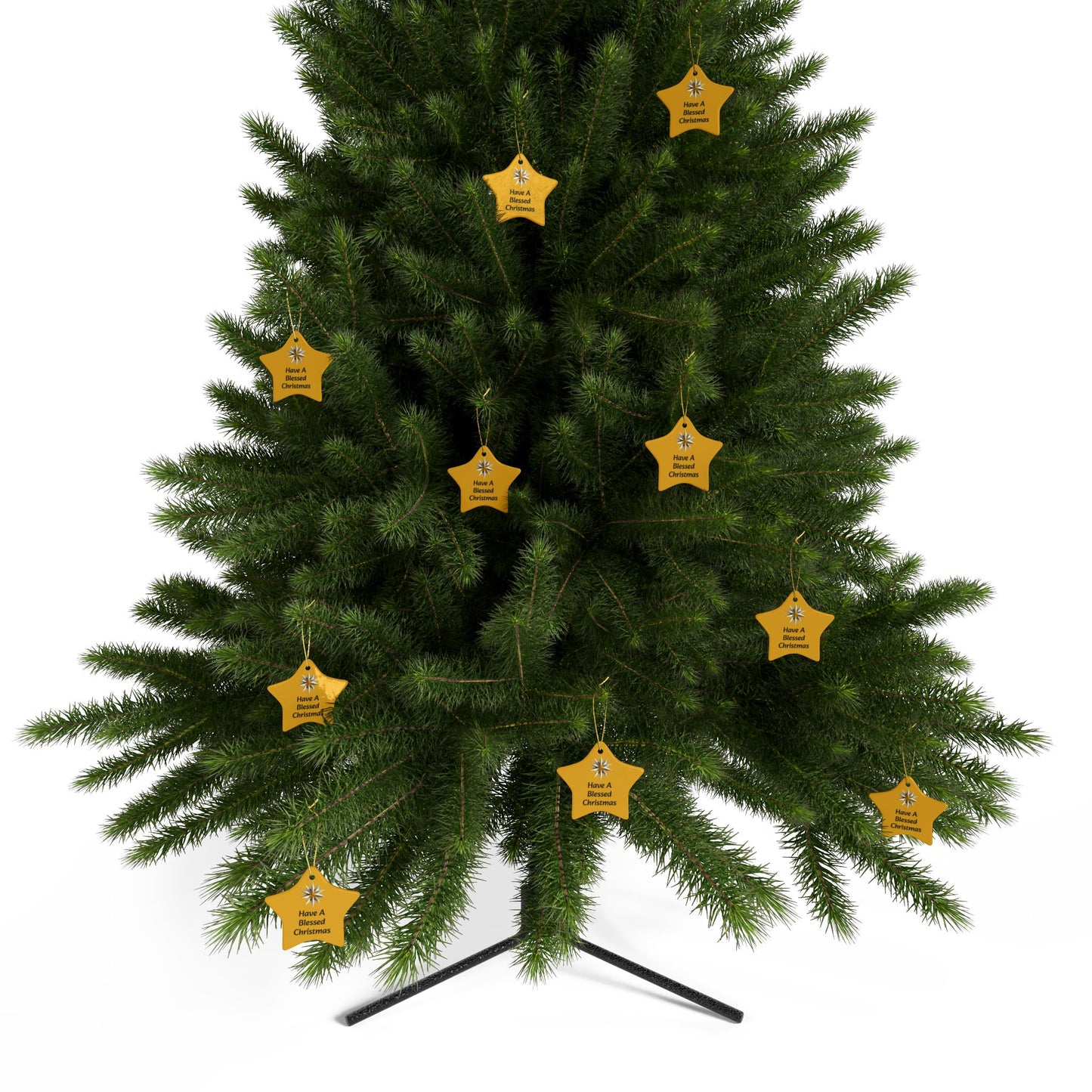 Have a Blessed Christmas Ceramic Ornaments (1pcs, 5pcs, 10pcs, 20pcs)