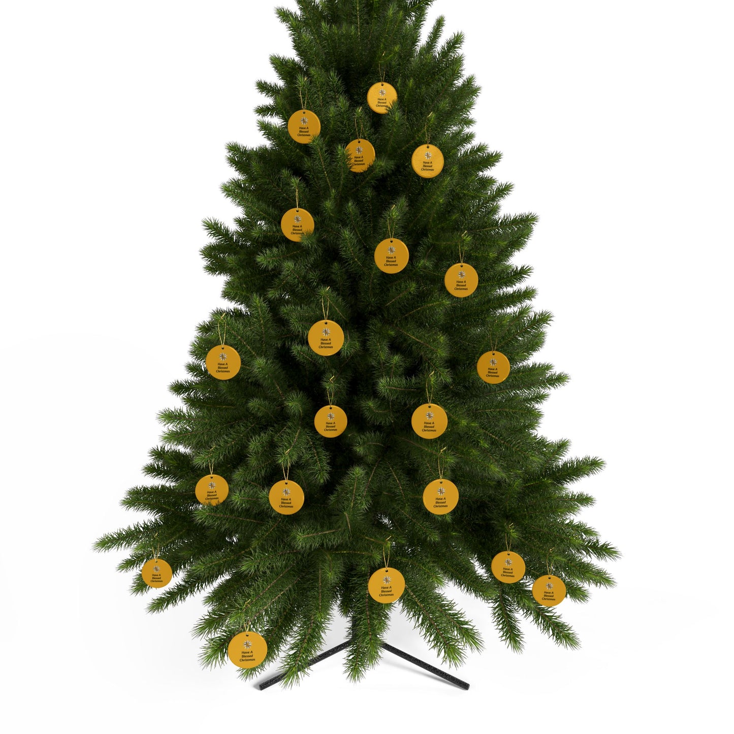 Have a Blessed Christmas Ceramic Ornaments (1pcs, 5pcs, 10pcs, 20pcs)