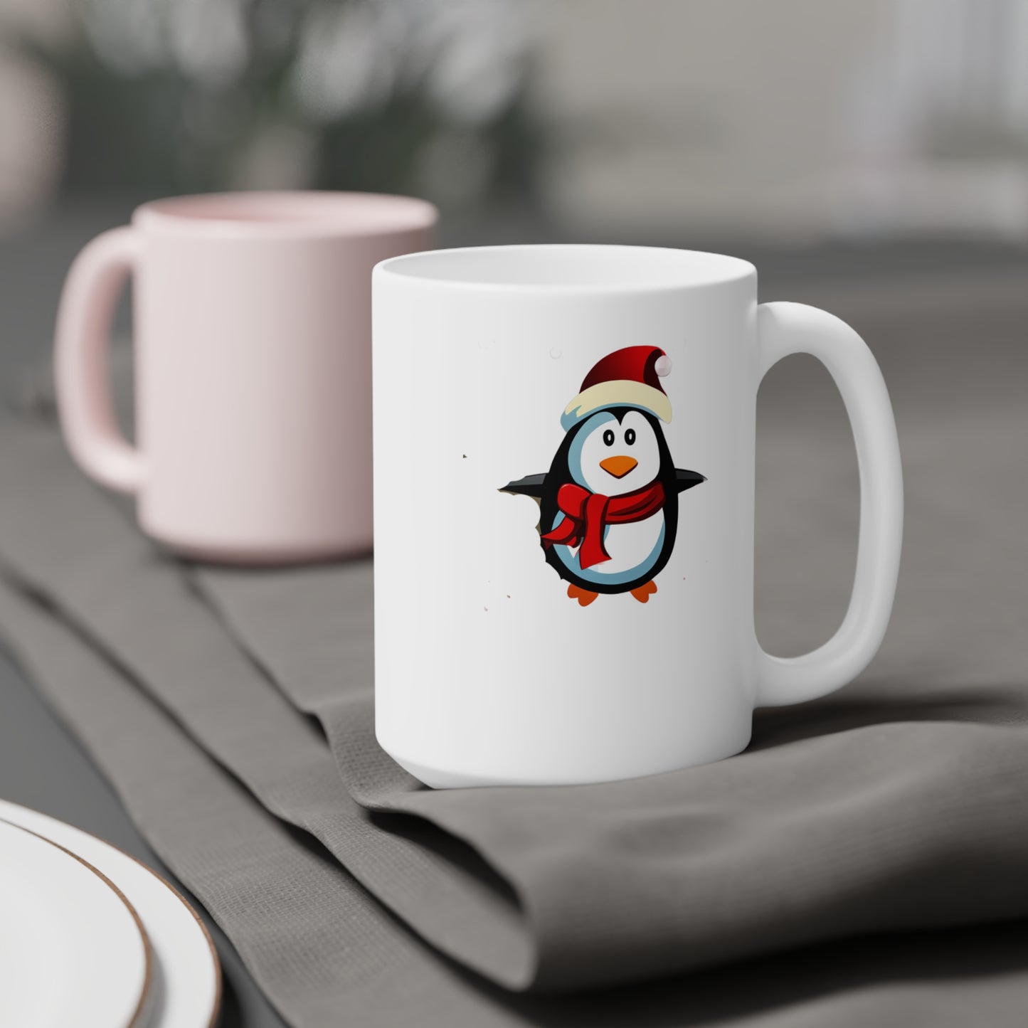Personalized Happy Penquin Ceramic Mugs (11oz\15oz\20oz)