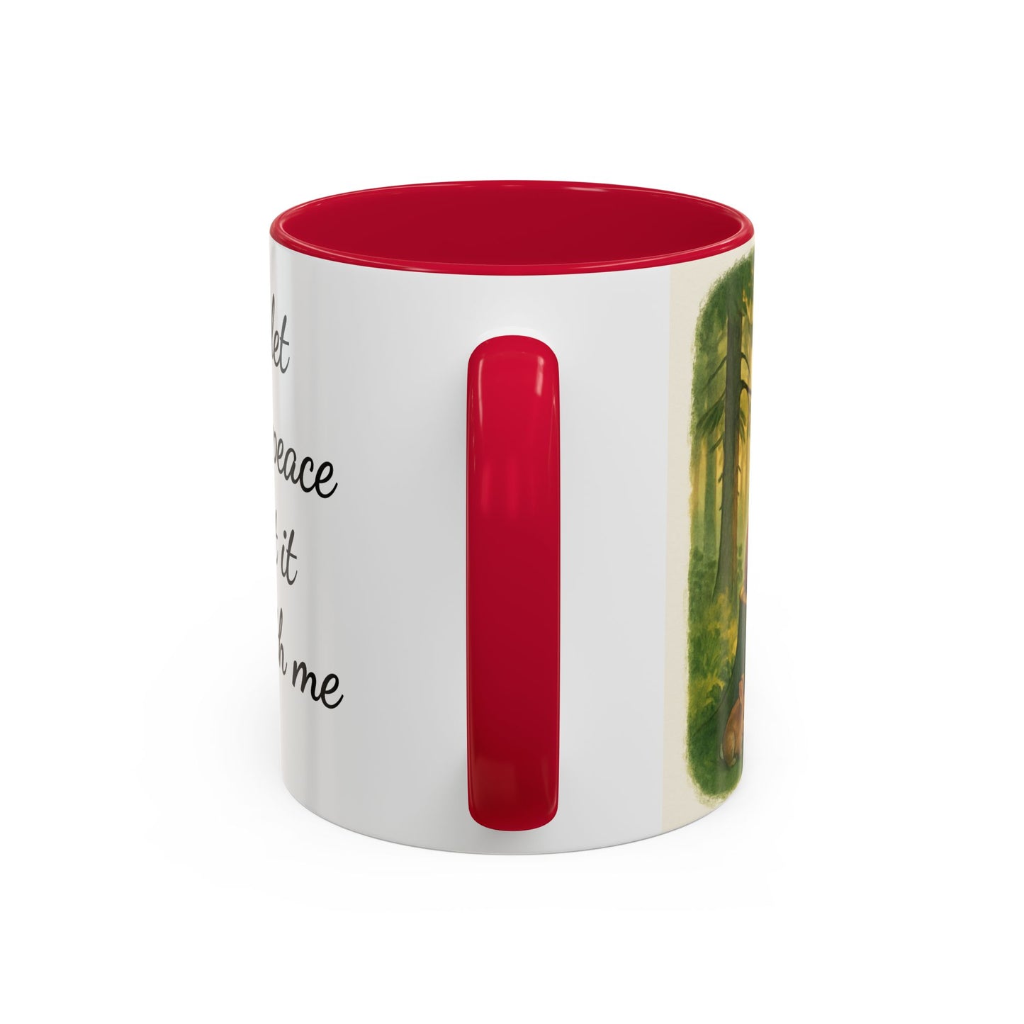 Copy of Inspirational Deer Mug — "Lord, let there be peace and let it begin with me"