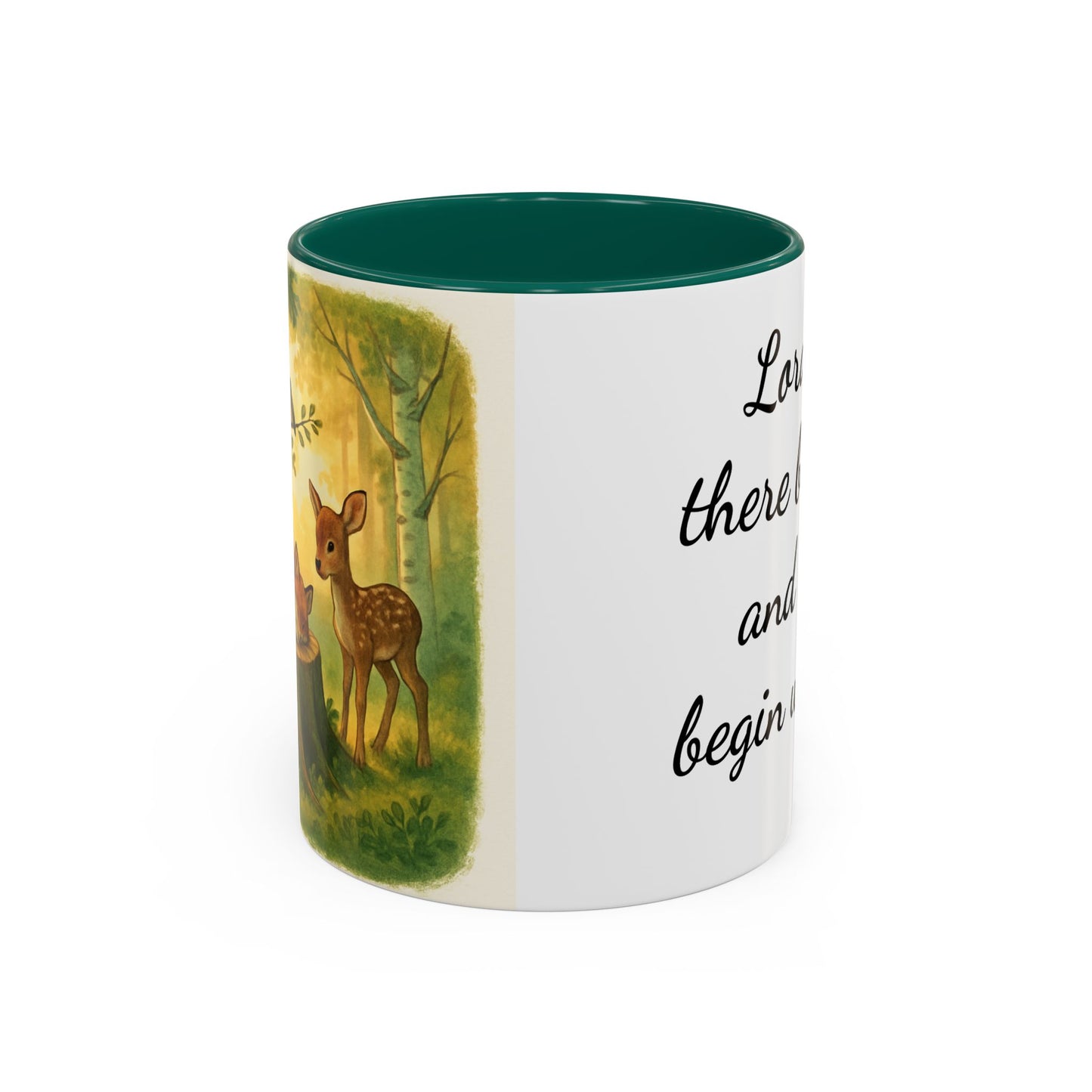 Copy of Inspirational Deer Mug — "Lord, let there be peace and let it begin with me"