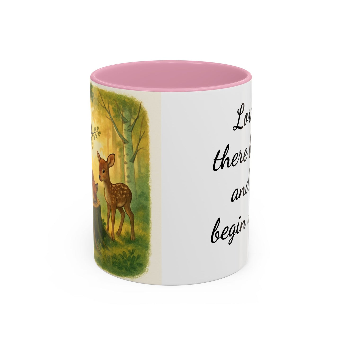 Copy of Inspirational Deer Mug — "Lord, let there be peace and let it begin with me"