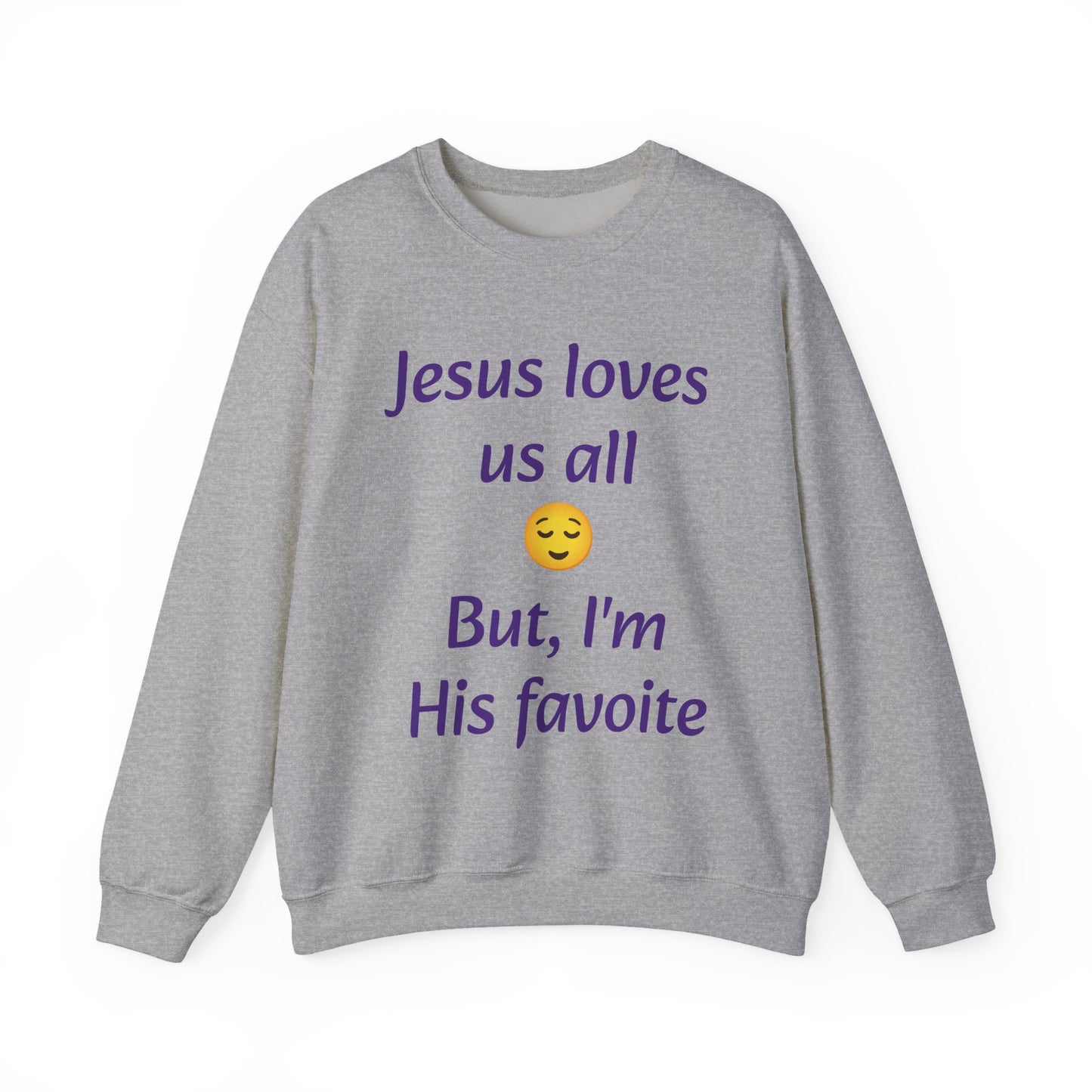 Fun loving with happy, joking, joyful message.  Great gift or fun for yourself to gift.  Unisex Heavy Blend™ Crewneck Sweatshirt