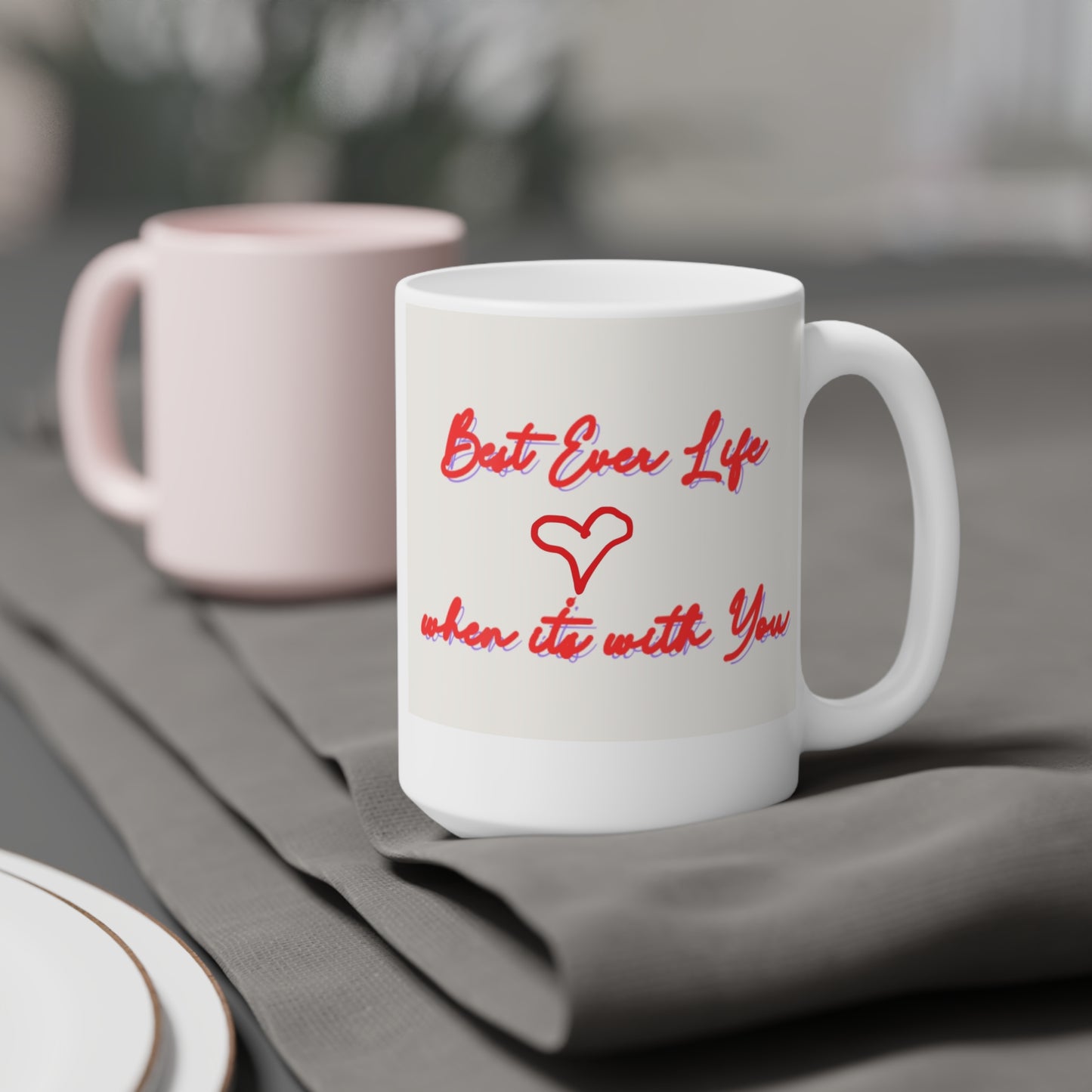 Ceramic Mugs (11oz\15oz Fun, Loving, Happy Caring Penquin which brings joyful message