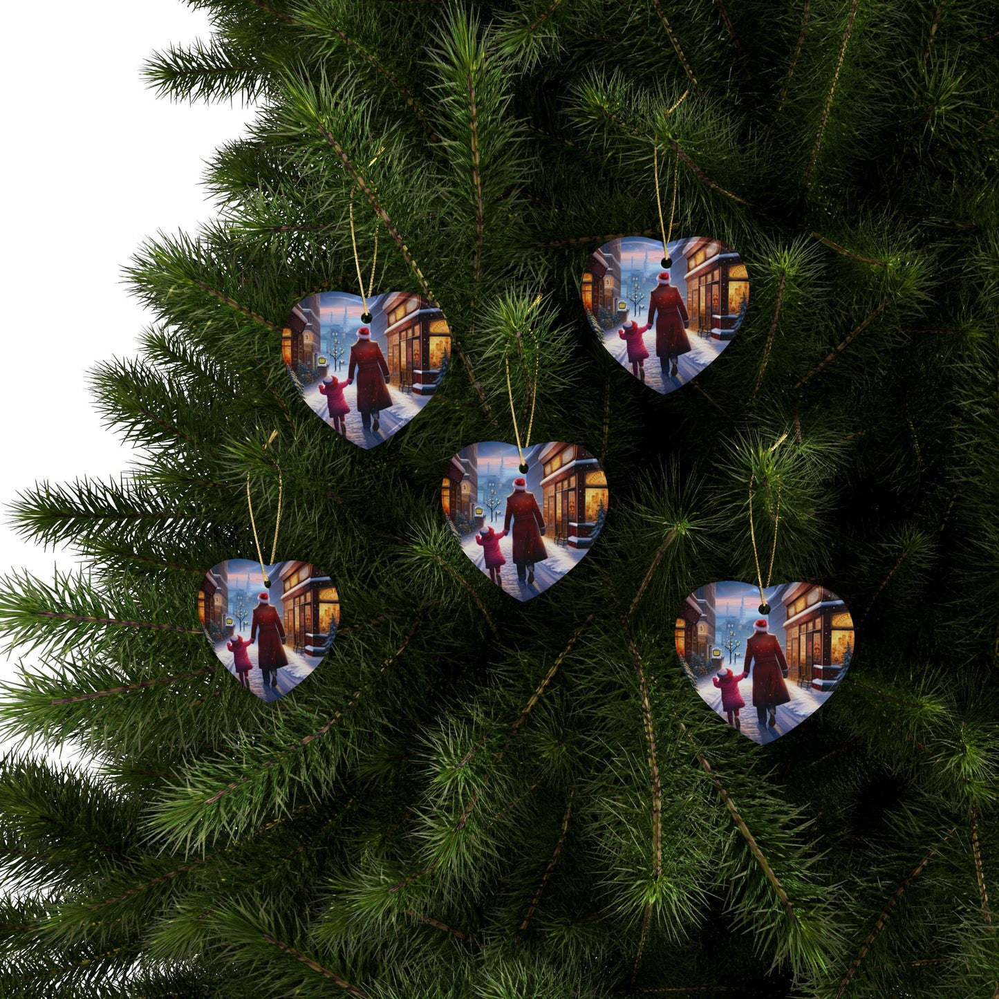 Christmas Joy Ceramic Ornaments (1pcs, 5pcs, 10pcs, 20pcs)