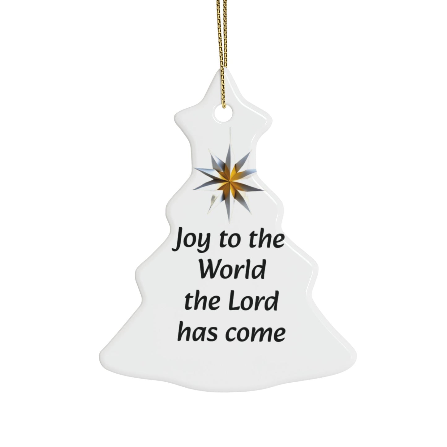 Joy to the World Ceramic Ornaments (1pcs, 5pcs, 10pcs, 20pcs)