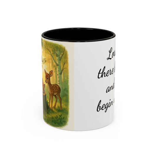 Copy of Inspirational Deer Mug — "Lord, let there be peace and let it begin with me"