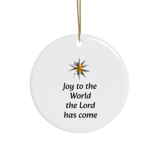 Joy to the World Ceramic Ornaments (1pcs, 5pcs, 10pcs, 20pcs)