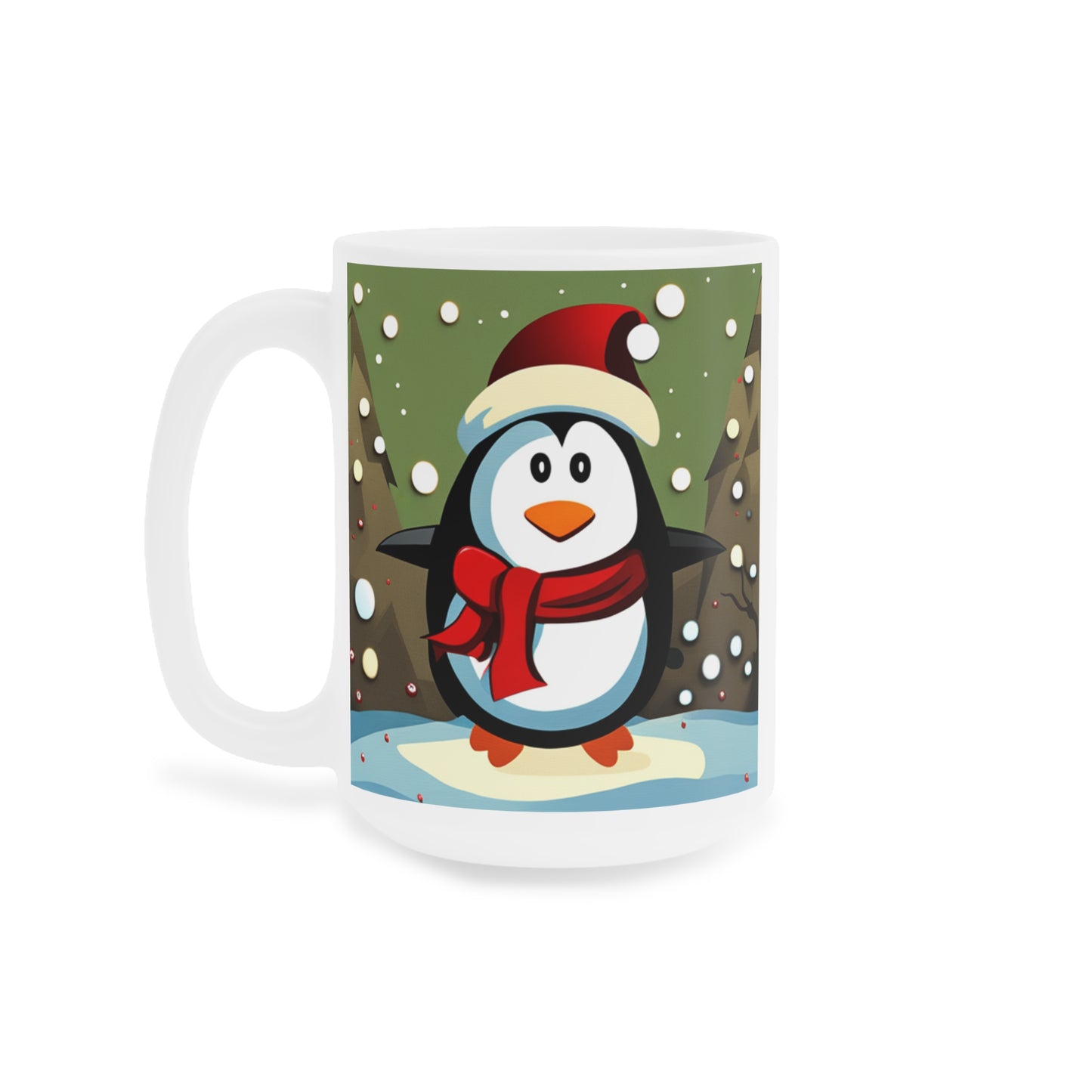 Personalized Happy Penquin Ceramic Mugs (11oz\15oz\20oz)