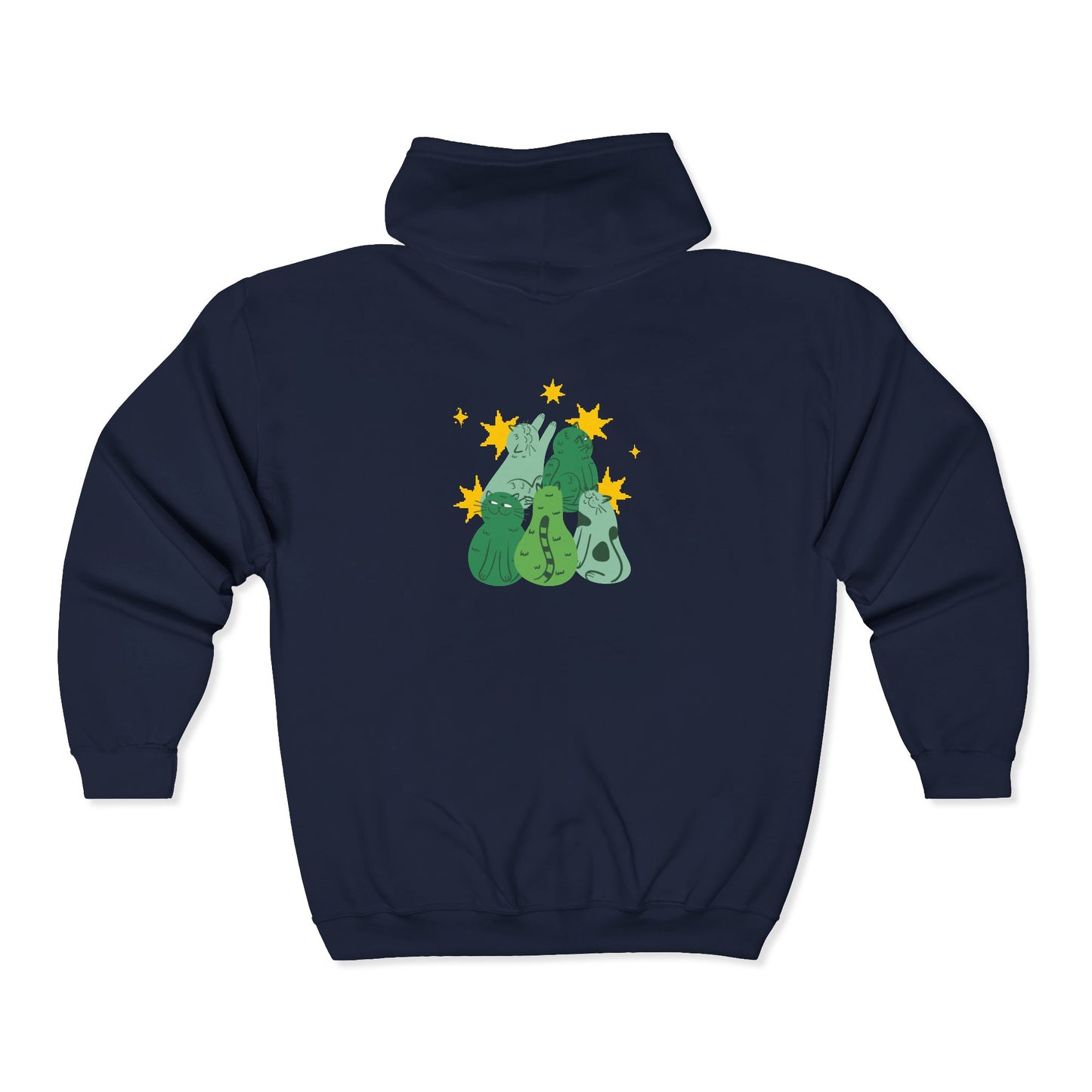 Perfect for Cat Lovers. Fun.  Unisex Heavy Blend™ Full Zip Hooded Sweatshirt