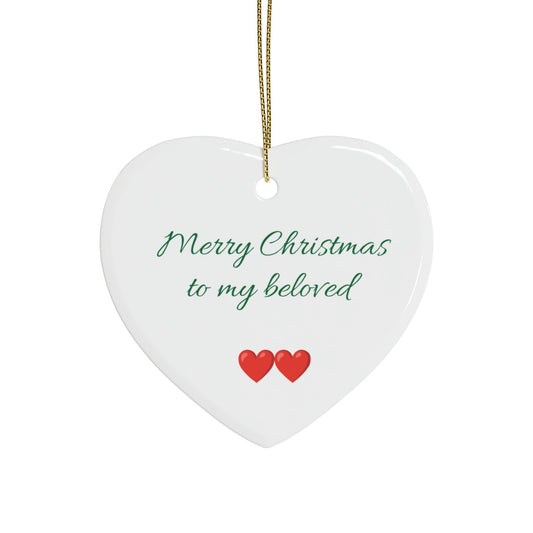 Gift for my Beloved Ceramic Ornaments (1pcs, 5pcs, 10pcs, 20pcs)