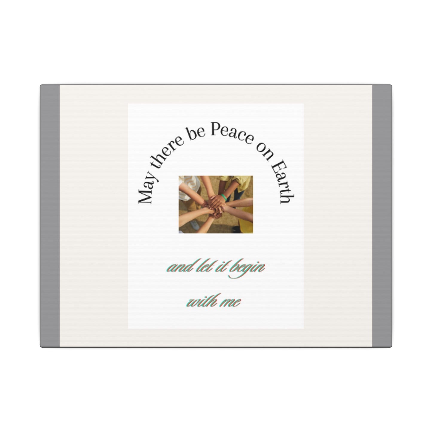 Let there be Peace Matte Canvas, Stretched, 0.75"