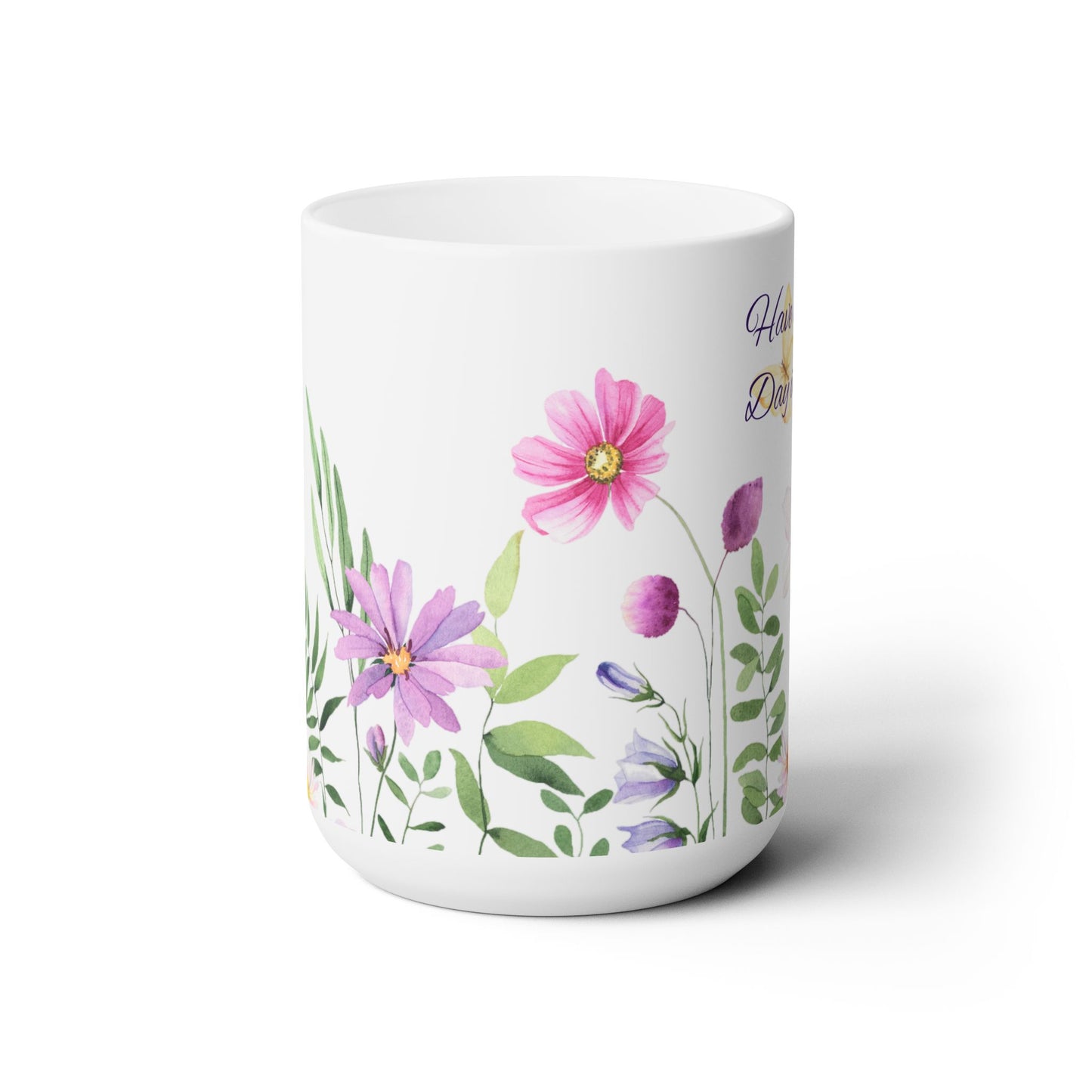 Happy, Joyful gift Ceramic Mug 15oz
