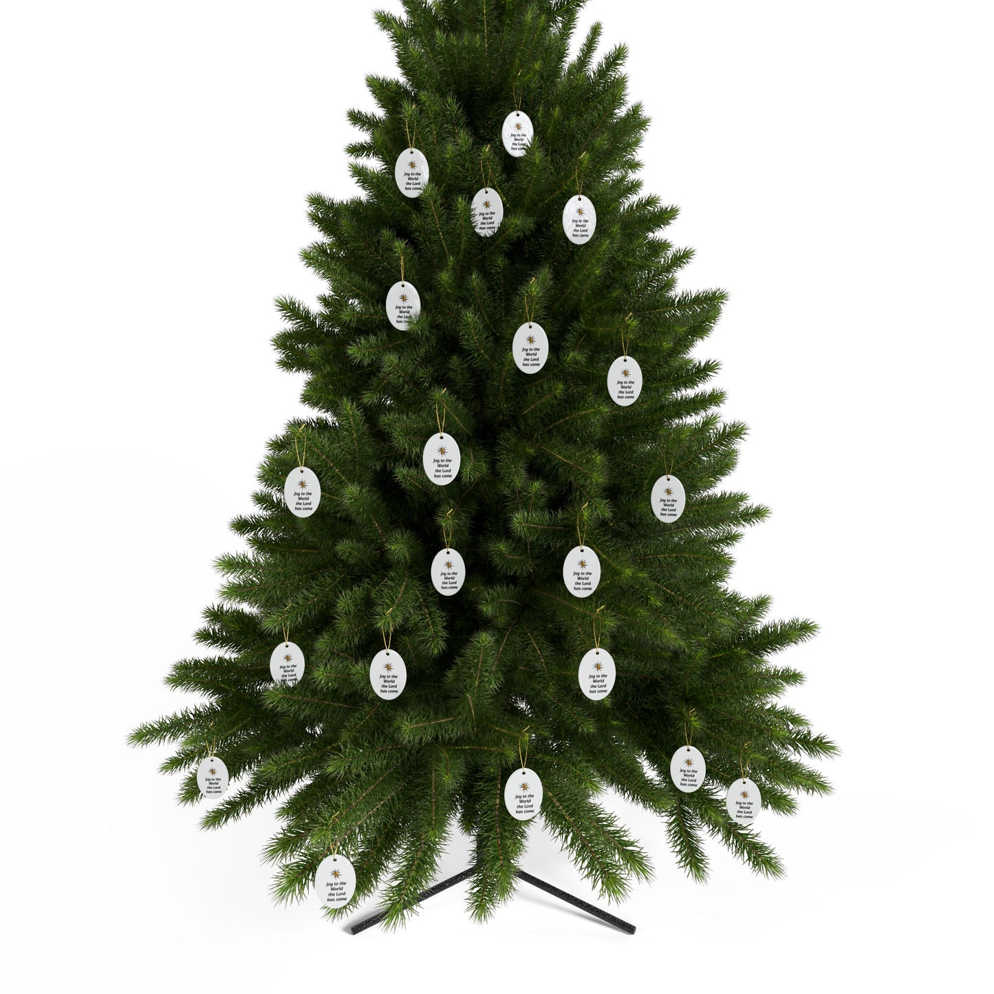Joy to the World Ceramic Ornaments (1pcs, 5pcs, 10pcs, 20pcs)