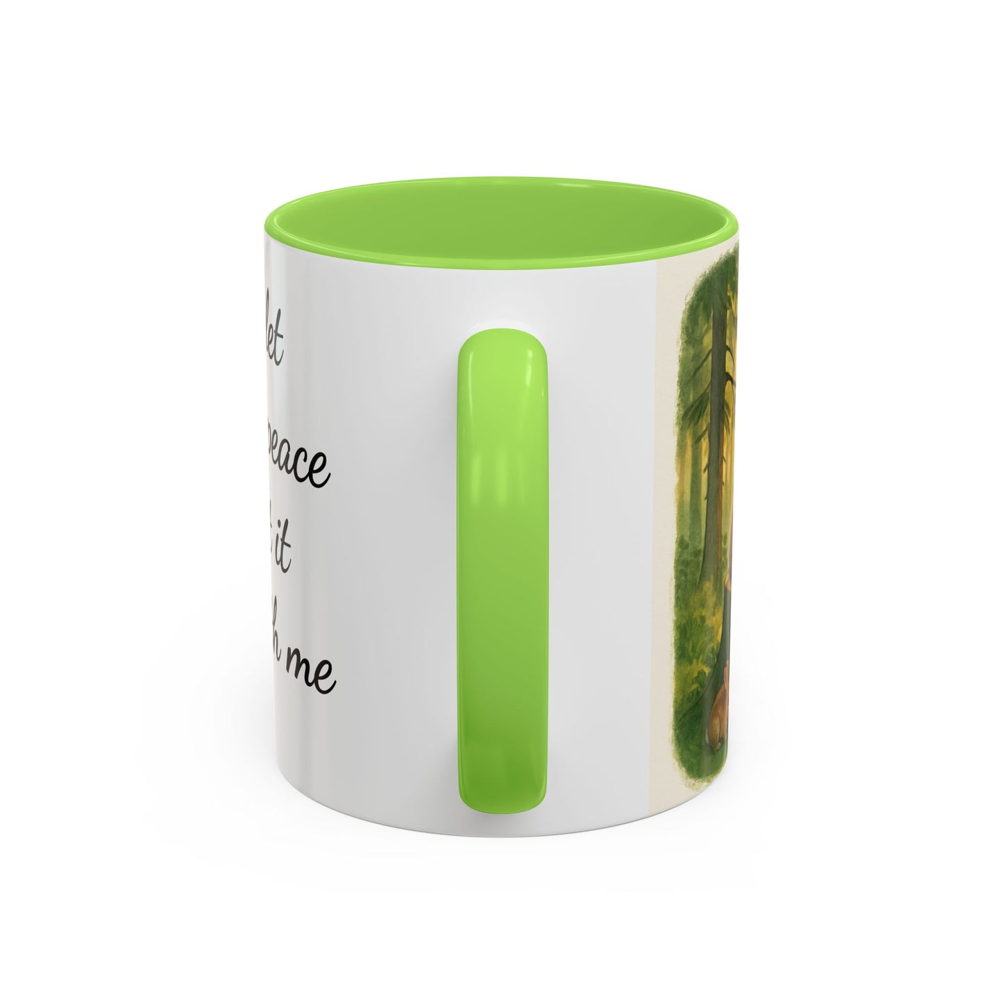 Copy of Inspirational Deer Mug — "Lord, let there be peace and let it begin with me"