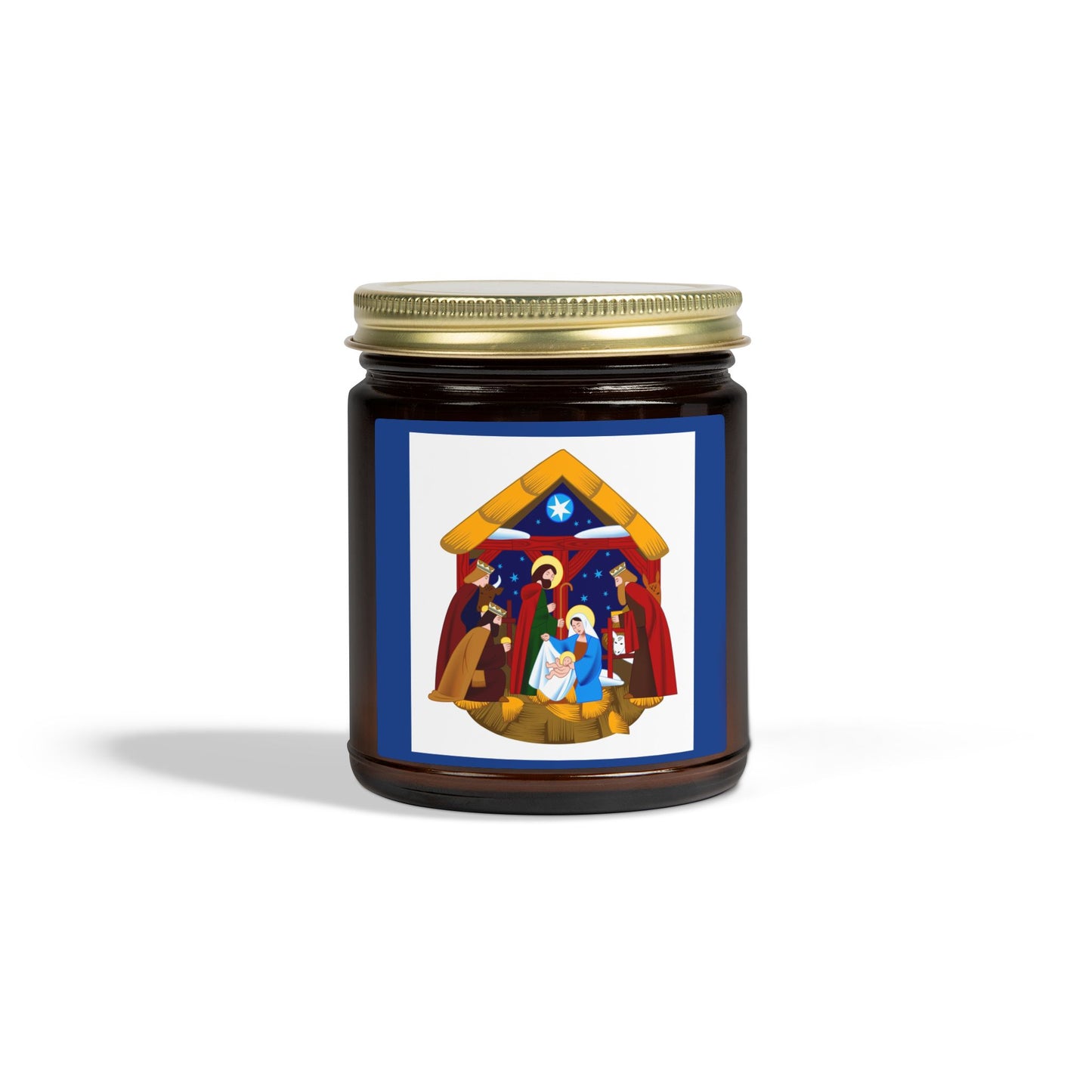 Nativity Scene Scented Candles, Cozy Home Decor, Holiday Gift, Aromatherapy, Christmas, Spiritual Healing, Unique Candles