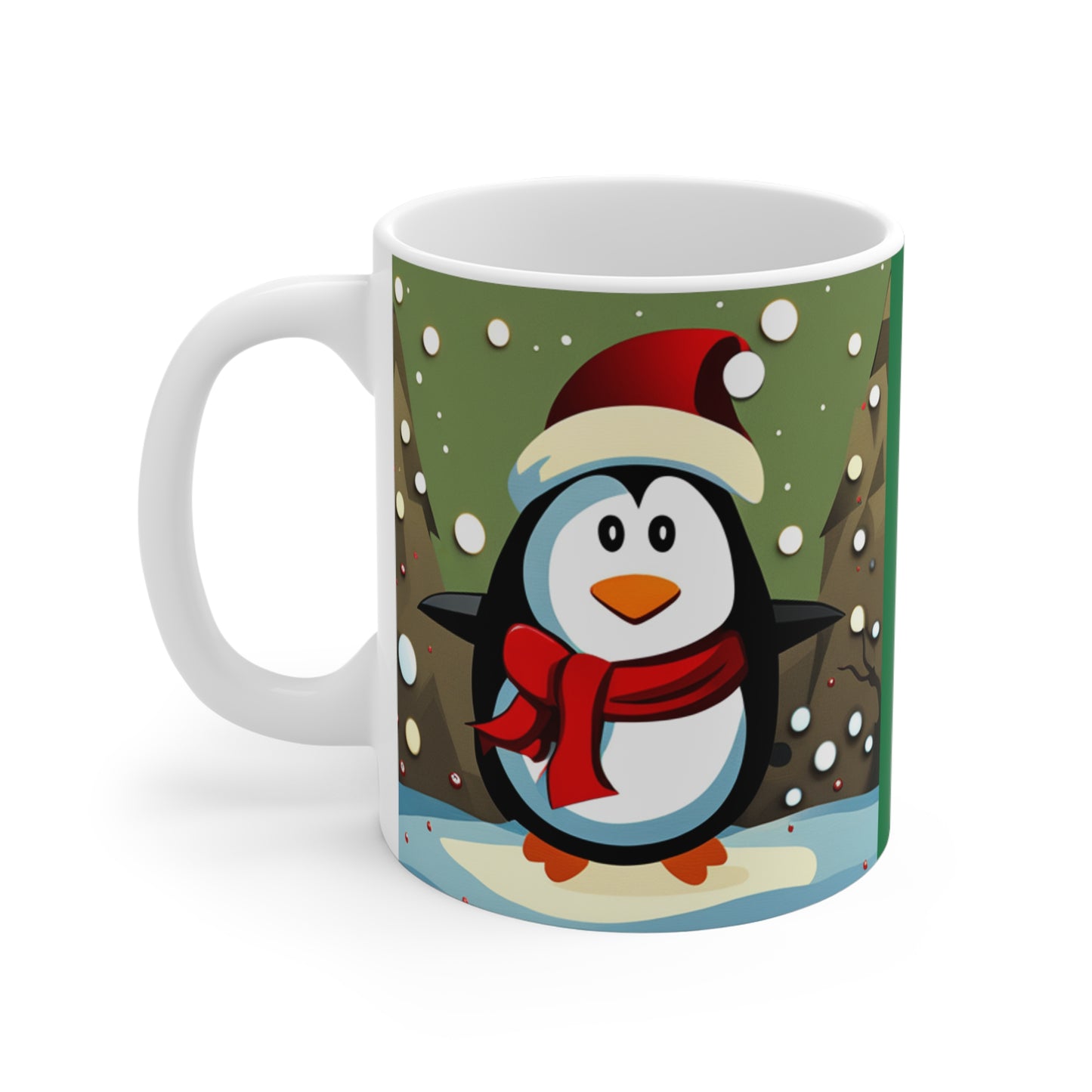 Fun, Happy, Cheerful, Let it Snow Ceramic Mugs (11oz\15Fun, oz) Perfect gift for self or a friend