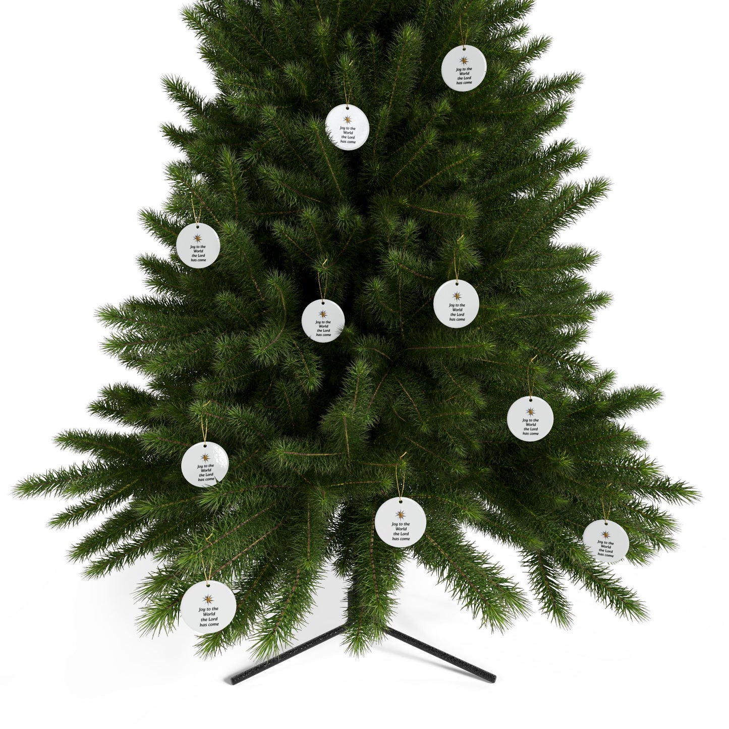 Joy to the World Ceramic Ornaments (1pcs, 5pcs, 10pcs, 20pcs)