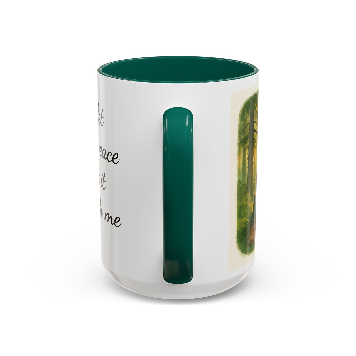 Copy of Inspirational Deer Mug — "Lord, let there be peace and let it begin with me"