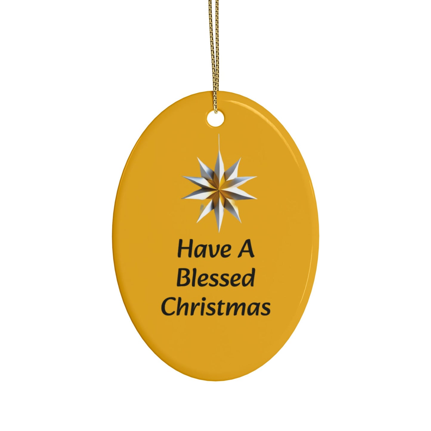 Have a Blessed Christmas Ceramic Ornaments (1pcs, 5pcs, 10pcs, 20pcs)