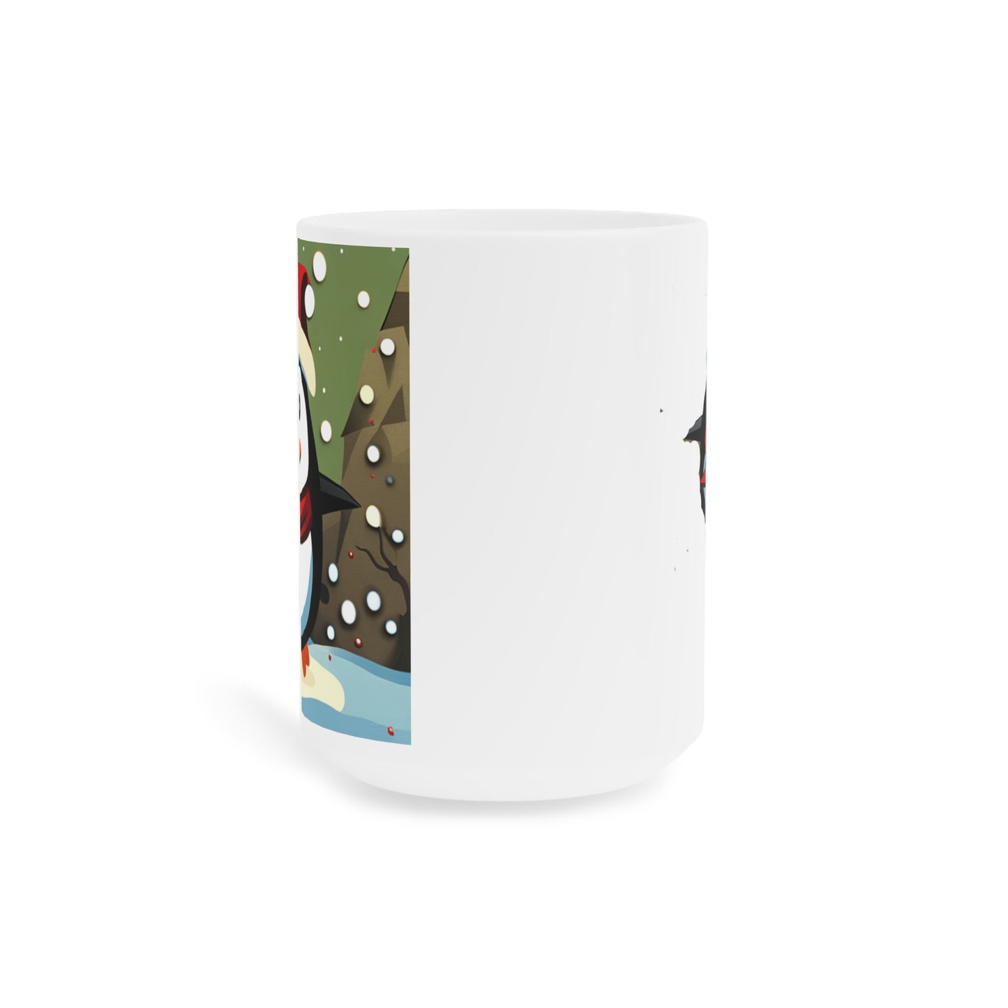 Personalized Happy Penquin Ceramic Mugs (11oz\15oz\20oz)