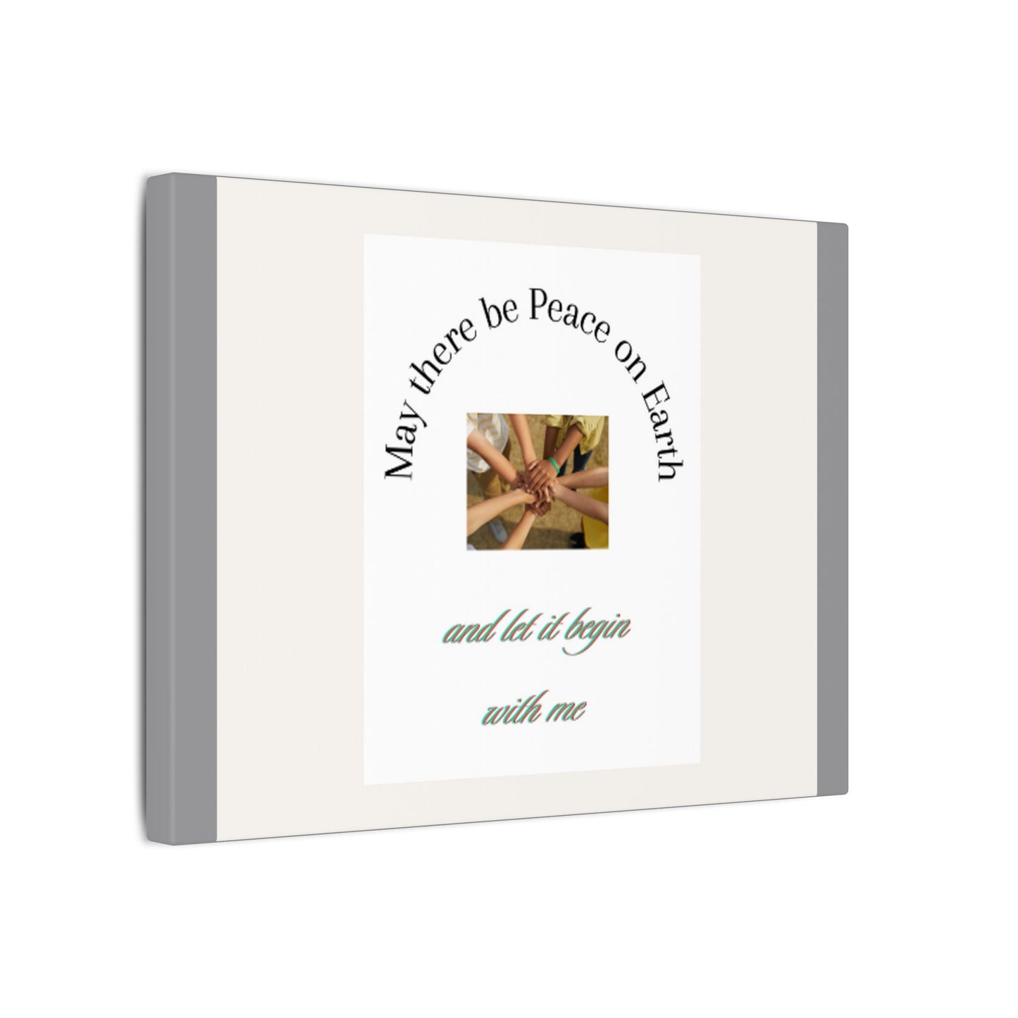 Let there be Peace Matte Canvas, Stretched, 0.75"
