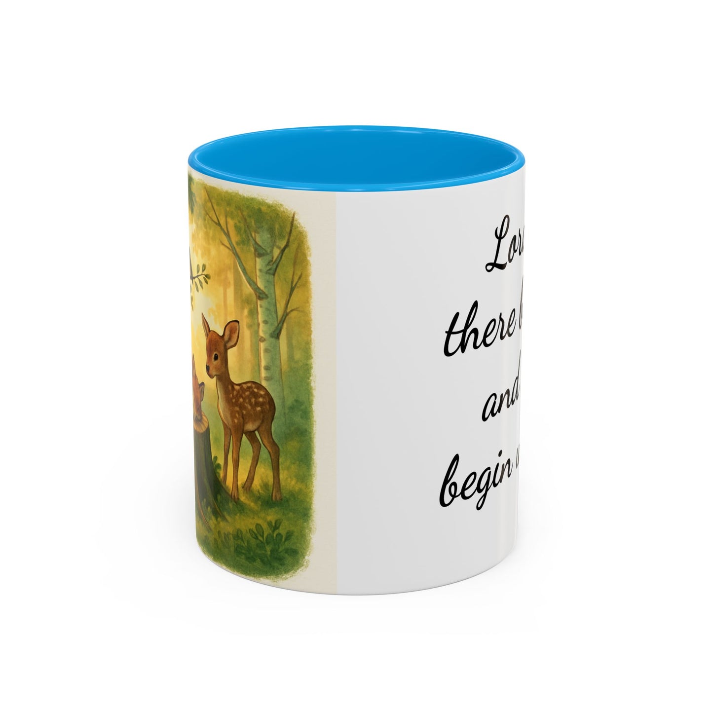 Copy of Inspirational Deer Mug — "Lord, let there be peace and let it begin with me"
