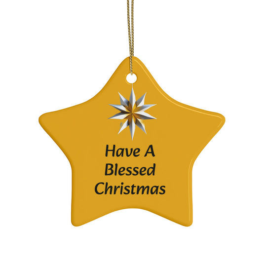 Have a Blessed Christmas Ceramic Ornaments (1pcs, 5pcs, 10pcs, 20pcs)