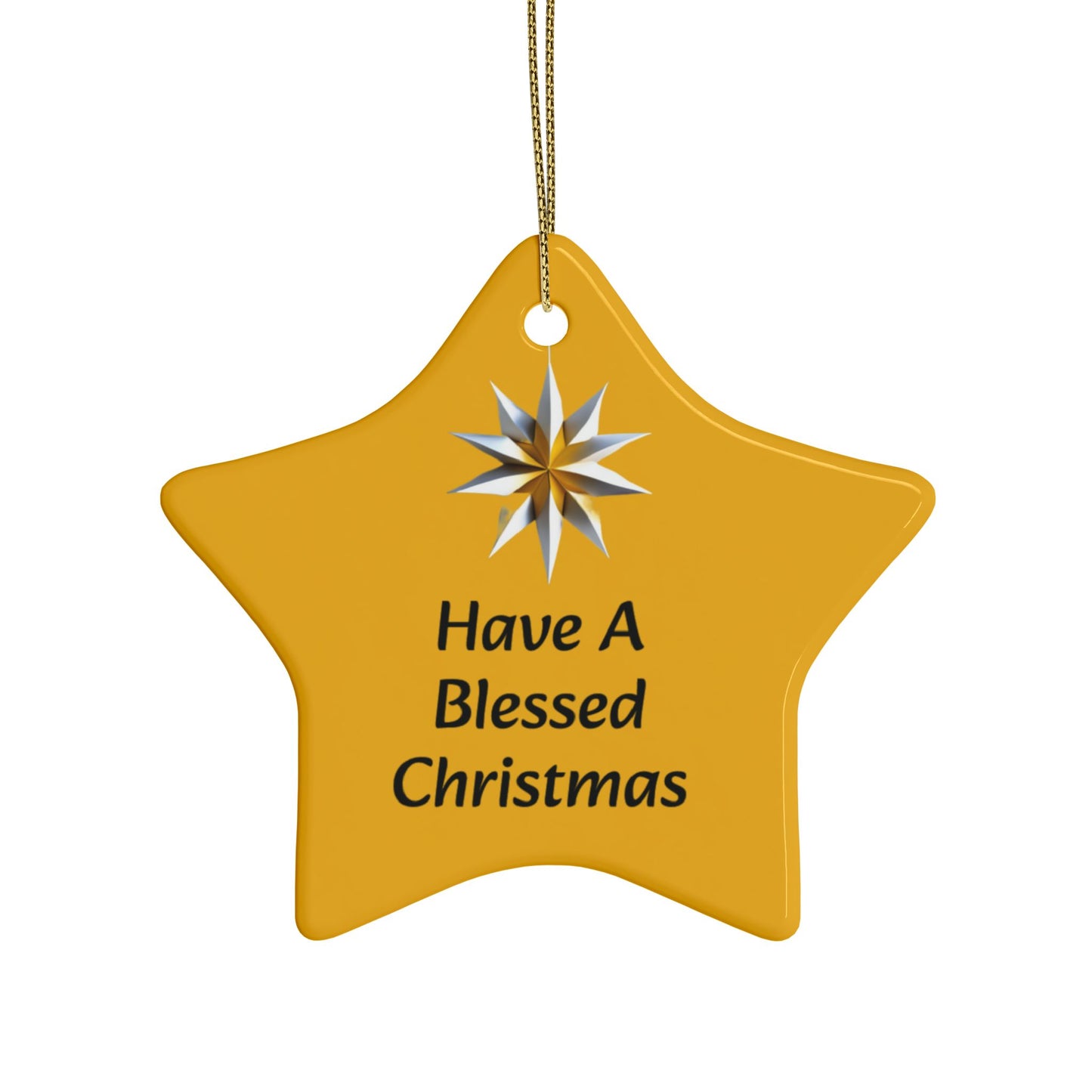 Have a Blessed Christmas Ceramic Ornaments (1pcs, 5pcs, 10pcs, 20pcs)